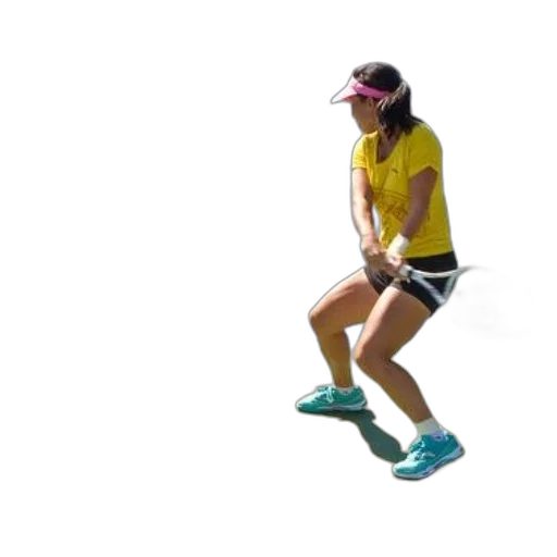3d render, woman, yellow, shirt transparent PNG cut-out