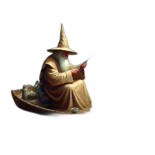 staff, hat, sword, weapon transparent PNG cut-out