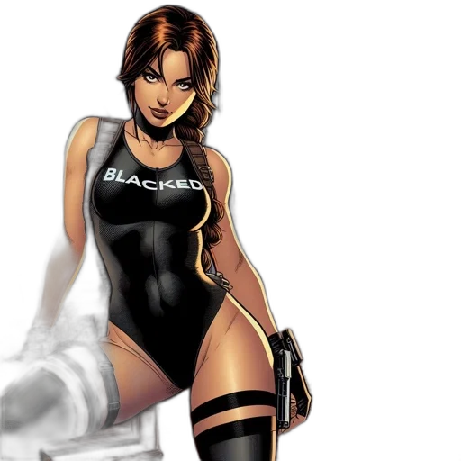 comic book art, concept art, cartoon, photorealistic transparent PNG cut-out