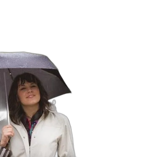 umbrella, jacket, staff, photorealistic transparent PNG cut-out