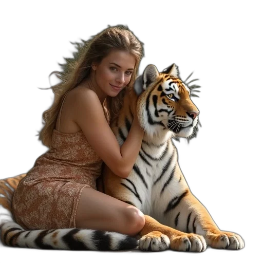 animal, creature, dress, photorealistic transparent PNG cut-out