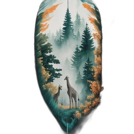 tree, umbrella, jacket, sword transparent PNG cut-out