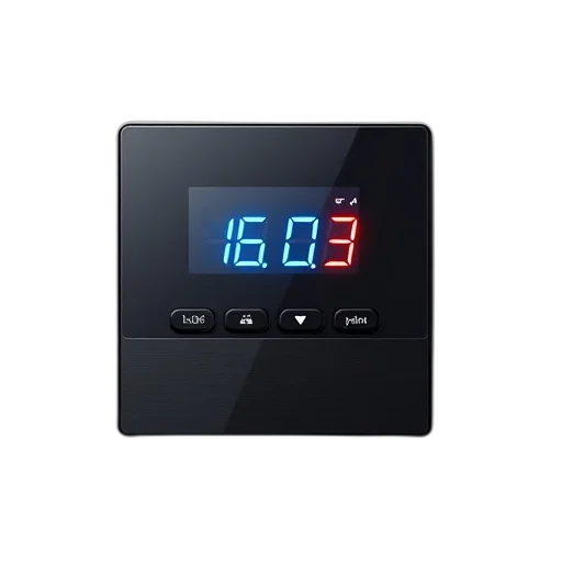 black, digital, display, blue transparent PNG cut-out