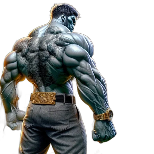 concept art, 3d render, comic book art, fantasy art transparent PNG cut-out