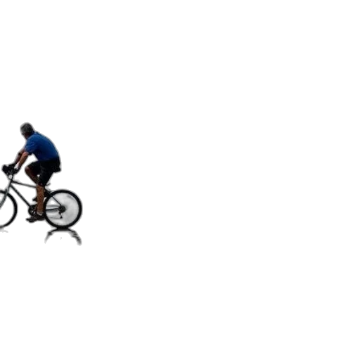 pixel art, man, rides, bicycle transparent PNG cut-out