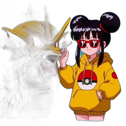 jacket, staff, weapon, mask transparent PNG cut-out