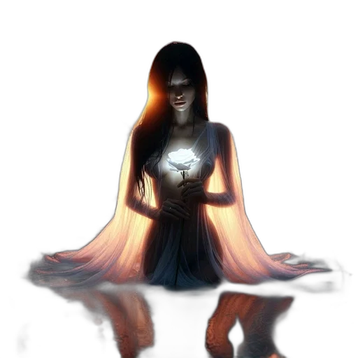dress, mask, creature, crown transparent PNG cut-out
