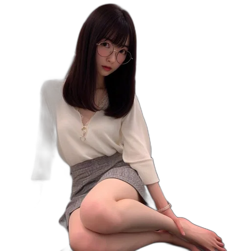dress, shoes, hair, robot transparent PNG cut-out