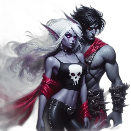 fantasy art, concept art, comic book art, pixel art transparent PNG cut-out