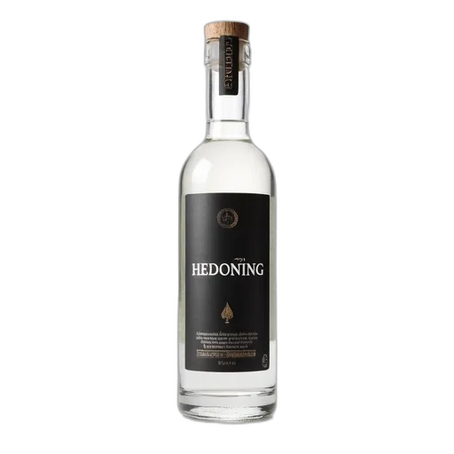 bottle, clear, glass, dark transparent PNG cut-out