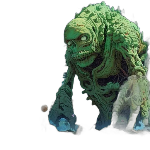creature, concept art, 3d render, two transparent PNG cut-out
