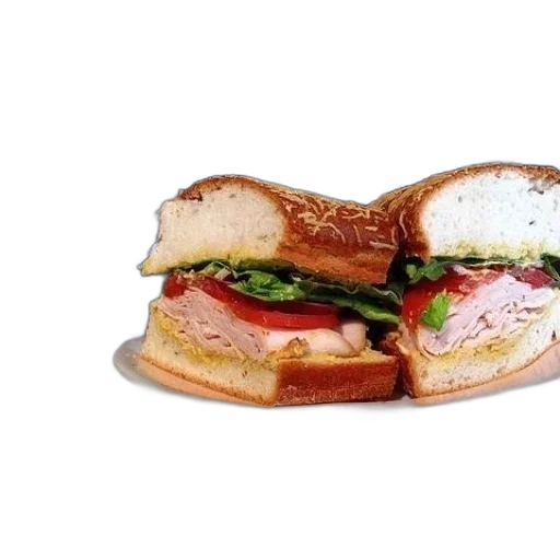 food, photorealistic, 3d render, sandwich transparent PNG cut-out