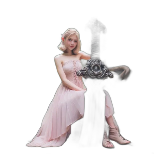 dress, weapon, sword, robot transparent PNG cut-out
