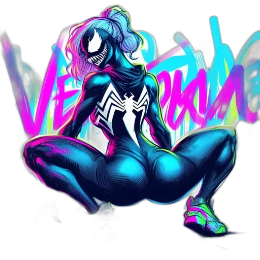 cyberpunk, vaporwave, concept art, comic book art transparent PNG cut-out