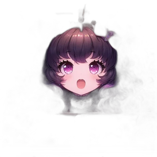 face, creature, mask, hair transparent PNG cut-out