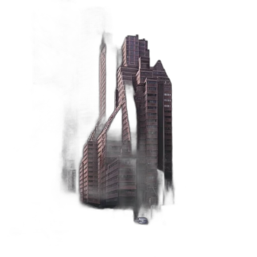 building, robot, umbrella, weapon transparent PNG cut-out
