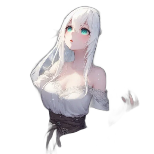 dress, robot, face, creature transparent PNG cut-out