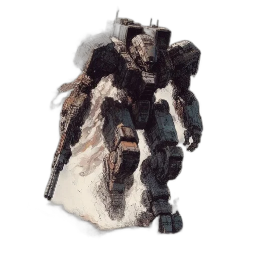 robot, weapon, jacket, creature transparent PNG cut-out