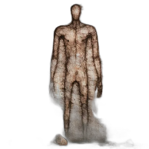 dress, jacket, creature, mask transparent PNG cut-out