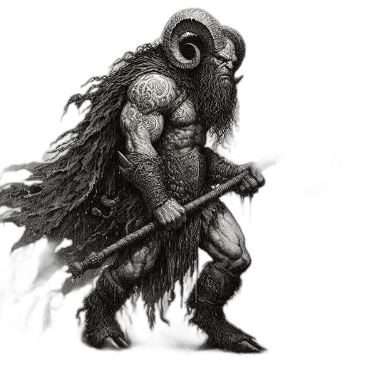 creature, animal, dragon, staff transparent PNG cut-out