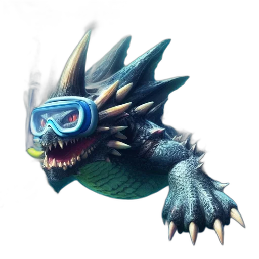 dragon, mask, creature, animal transparent PNG cut-out