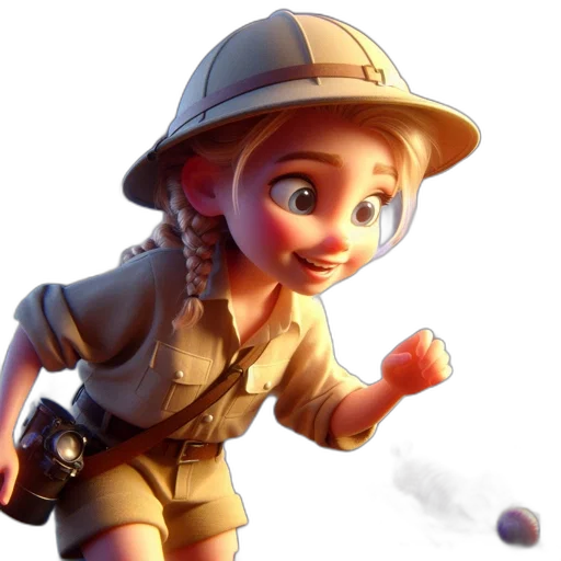 staff, weapon, hat, 3d render transparent PNG cut-out