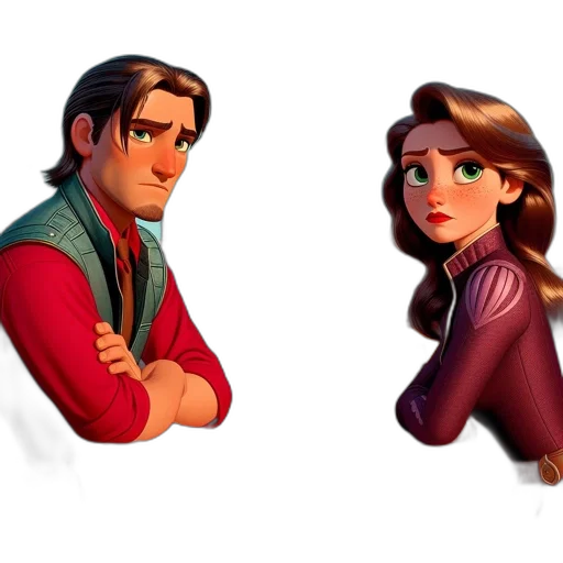 concept art, 3d render, comic book art, pixel art transparent PNG cut-out