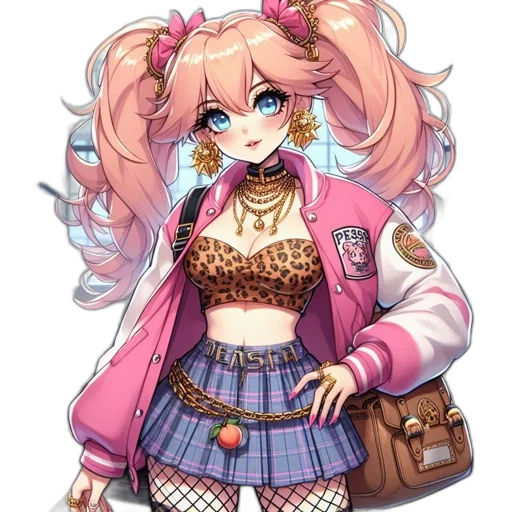 jacket, staff, jewelry, anime transparent PNG cut-out