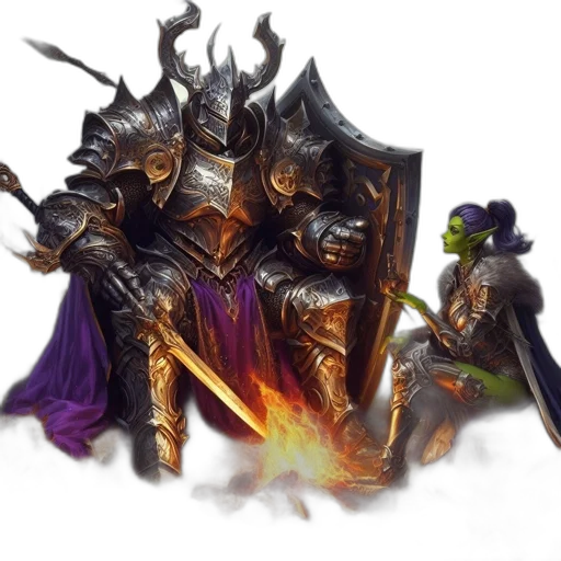 sword, weapon, dragon, staff transparent PNG cut-out
