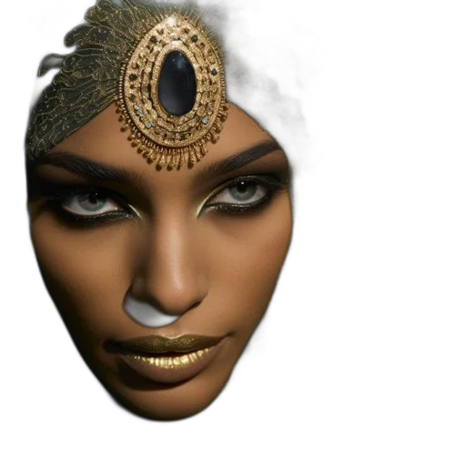 jewelry, face, mask, crown transparent PNG cut-out