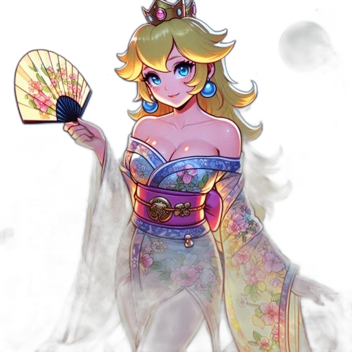 dress, staff, crown, concept art transparent PNG cut-out