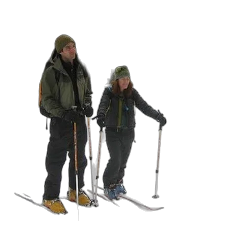 staff, 3d render, snow, fog transparent PNG cut-out