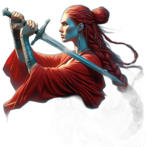 staff, sword, weapon, fantasy art transparent PNG cut-out