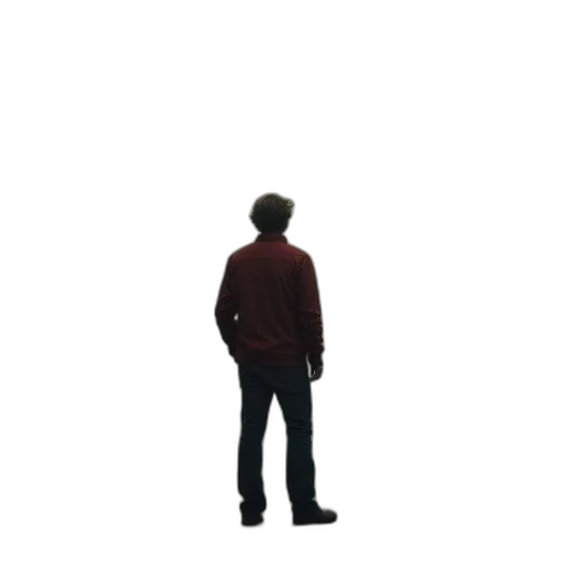 jacket, robot, staff, face transparent PNG cut-out