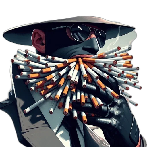 weapon, staff, jacket, concept art transparent PNG cut-out