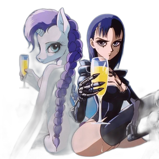 anime, concept art, cyberpunk, cartoon transparent PNG cut-out