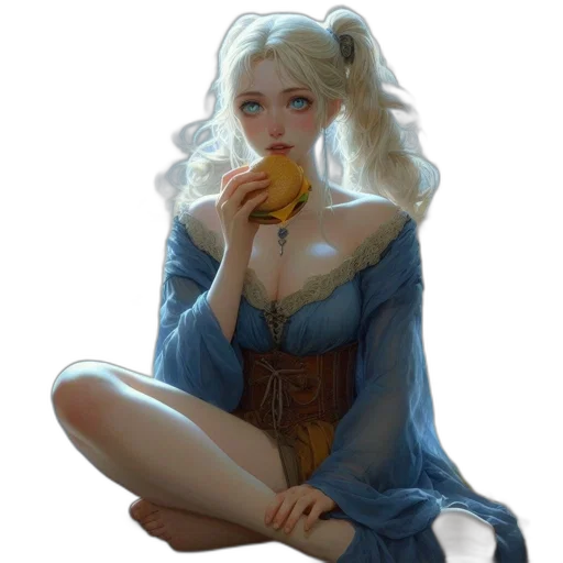 food, dress, concept art, fantasy art transparent PNG cut-out