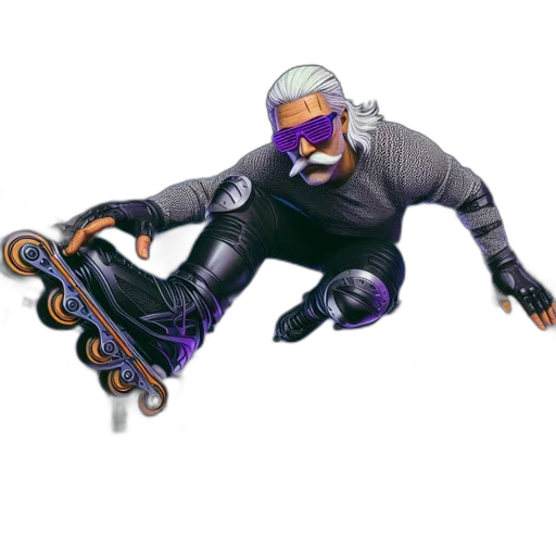 jacket, face, concept art, 3d render transparent PNG cut-out