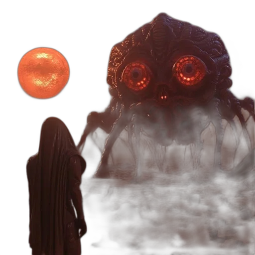 creature, mask, concept art, fantasy art transparent PNG cut-out