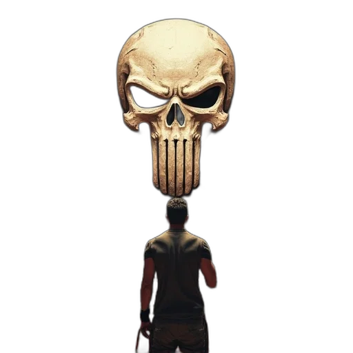 mask, weapon, face, staff transparent PNG cut-out