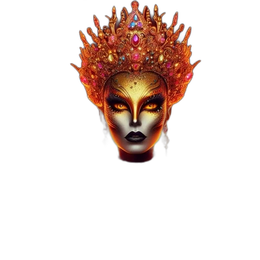 crown, mask, face, hat transparent PNG cut-out