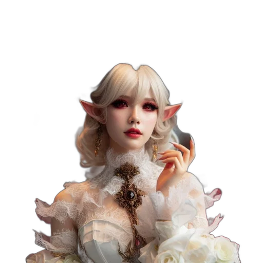dragon, dress, crown, mask transparent PNG cut-out