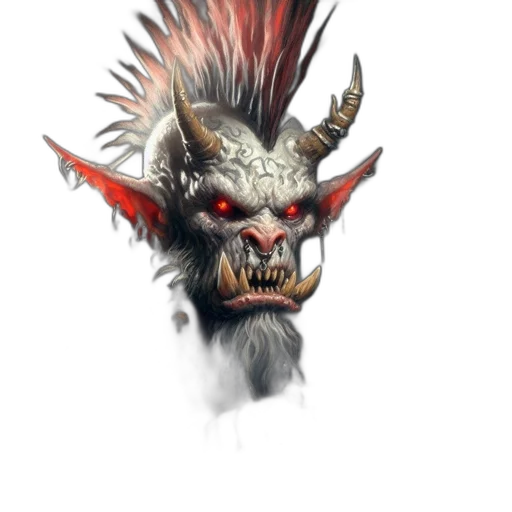 creature, mask, dragon, face transparent PNG cut-out