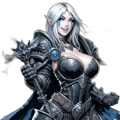 fantasy art, comic book art, concept art, pixel art transparent PNG cut-out