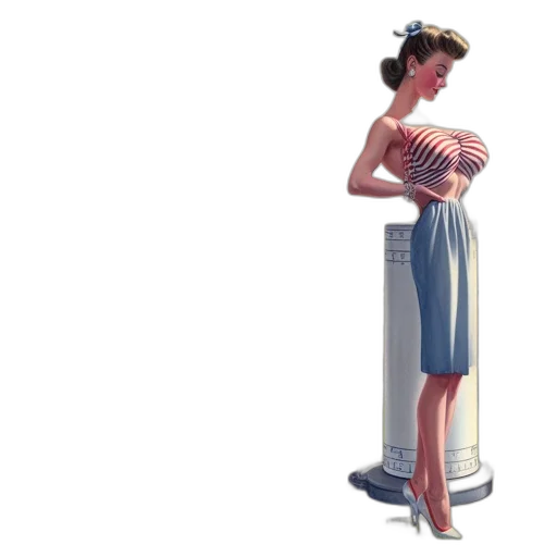 dress, robot, staff, jewelry transparent PNG cut-out