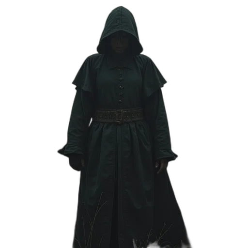 staff, jacket, dress, mask transparent PNG cut-out