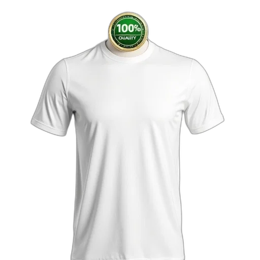white, t-shirt, plain, design transparent PNG cut-out