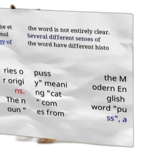 etymology, word, not, entirely transparent PNG cut-out