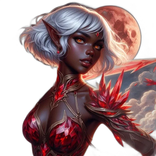 fantasy art, concept art, comic book art, anime transparent PNG cut-out