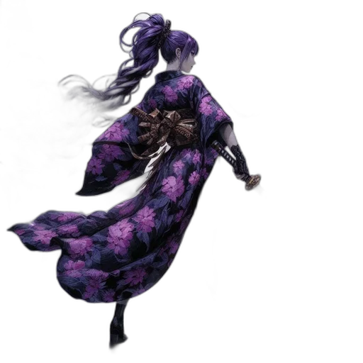 dress, dragon, staff, sword transparent PNG cut-out